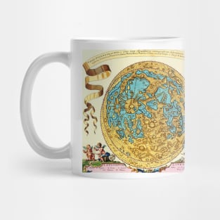 Moon Map 1696 - Selenography - Ancient Worlds Mug